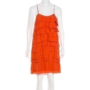 EUC Stella McCartney tiered ruffle silk dress